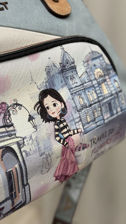 Torba Weekendowa, fitness Janet brąz laleczka