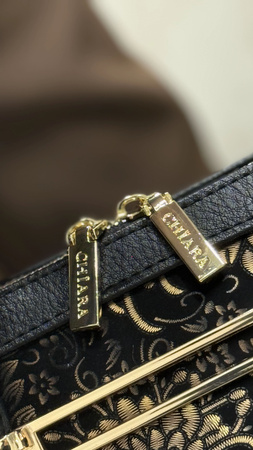 Torebka damska Chiara kuferek czarna 