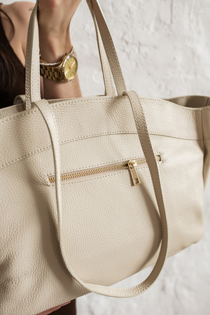 Torebka damska skórzana shopper