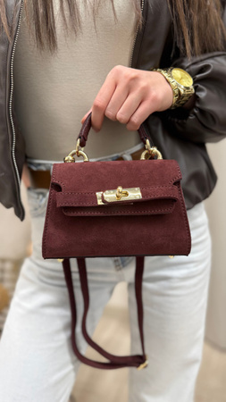 Torebka damska skórzana Laura Biaggi TS05-104 kuferek