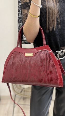 Torebka damska MONNARI kuferek czerwona