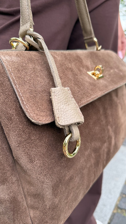 Torebka damska skórzana kuferek