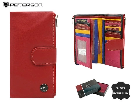 Portfel damski skóra PTN D24-L-MNK 