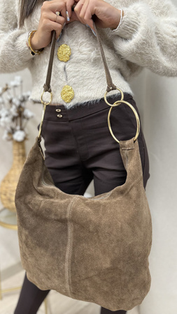 Torebka damska skórzana Laura Biaggi kuferek