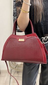 Torebka damska MONNARI kuferek czerwona