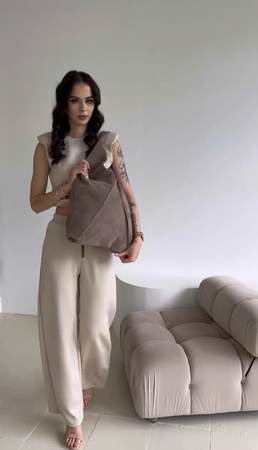 Torebka damska skórzana shopper