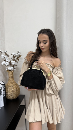 Torebka damska skórzana Laura Biaggi kuferek