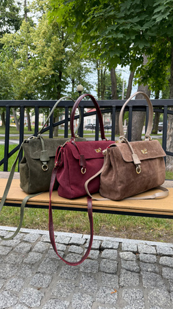 Torebka damska skórzana kuferek