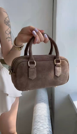 Torebka damska skórzana kuferek