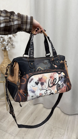 Torba Weekendowa, fitness Janet czarna laleczka