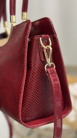 Torebka damska MONNARI kuferek czerwona