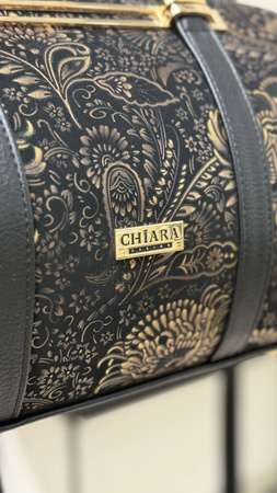 Torebka damska Chiara kuferek jasny brąz