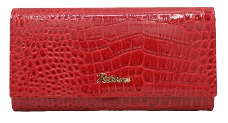 Portfel damski skóra PTN-CR409 czerwony