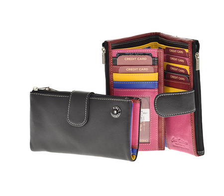 Portfel damski skóra PTN D24-L-MNK 