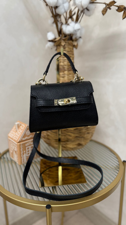 Torebka damska skórzana Laura Biaggi TS05-104 kuferek 